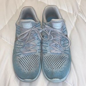 Blue Nike Tennis Shoes